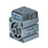 Compact cylinder with solenoid valve CVQB32-15-5MO